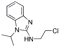 N-(2-CHLOROETHYL)-1-ISOPROPYL-1H-BENZIMIDAZOL-2-AMINE 结构式