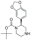 (S)-2-BENZO[1,3]DIOXOL-5-YL-PIPERAZINE-1-CARBOXYLIC ACID TERT-BUTYL ESTER 结构式