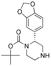 (R)-2-BENZO[1,3]DIOXOL-5-YL-PIPERAZINE-1-CARBOXYLIC ACID TERT-BUTYL ESTER 结构式