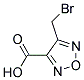 4-(Bromomethyl)-1,2,5-oxadiazole-3-carboxylic acid 结构式