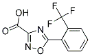 5-(2-(TRIFLUOROMETHYL)PHENYL)-1,2,4-OXADIAZOLE-3-CARBOXYLIC ACID 结构式