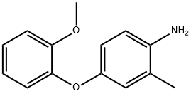 4-(2-METHOXYPHENOXY)-2-METHYLANILINE 结构式