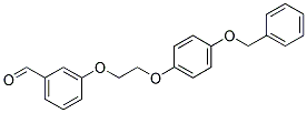 3-{2-[4-(BENZYLOXY)PHENOXY]-ETHOXY}BENZENECARBALDEHYDE 结构式