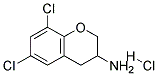 6,8-DICHLORO-CHROMAN-3-YLAMINE HYDROCHLORIDE 结构式