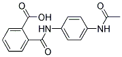 N-(4-ACETYLAMINO-PHENYL)-PHTHALAMIC ACID 结构式
