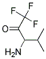 3-AMINO-1,1,1-TRIFLUORO-4-METHYLPENTAN-2-ONE 结构式