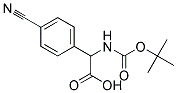 2-((tert-Butoxycarbonyl)amino)-2-(4-cyanophenyl)aceticacid