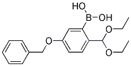 5-(BENZYLOXY)-2-FORMYLPHENYLBORONIC ACID DIETHYL ACETAL 结构式