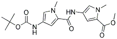 4-[(4-TERT-BUTOXYCARBONYLAMINO-1-METHYL-1H-PYRROLE-2-CARBONYL)-AMINO]-1-METHYL-1H-PYRROLE-2-CARBOXYLIC ACID METHYL ESTER 结构式