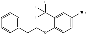 4-(PHENETHYLOXY)-3-(TRIFLUOROMETHYL)ANILINE 结构式