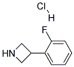 3-(2-FLUOROPHENYL)AZETIDINE HYDROCHLORIDE 结构式
