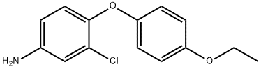 3-CHLORO-4-(4-ETHOXYPHENOXY)ANILINE 结构式