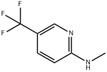 N-METHYL-5-(TRIFLUOROMETHYL)PYRIDIN-2-AMINE 结构式