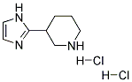 3-(1H-IMIDAZOL-2-YL)-PIPERIDINE 2HCL 结构式