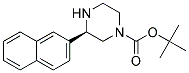 (R)-3-NAPHTHALEN-2-YL-PIPERAZINE-1-CARBOXYLIC ACID TERT-BUTYL ESTER 结构式