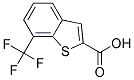 7-(TRIFLUOROMETHYL)-1-BENZOTHIOPHENE-2-CARBOXYLIC ACID 结构式