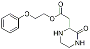 (3-OXO-PIPERAZIN-2-YL)-ACETIC ACID 2-PHENOXY-ETHYL ESTER 结构式