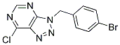 3-(4-BROMO-BENZYL)-7-CHLORO-3H-[1,2,3]TRIAZOLO[4,5-D]PYRIMIDINE 结构式