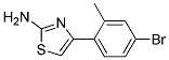 4-(4-BROMO-2-METHYL-PHENYL)-THIAZOL-2-YLAMINE 结构式