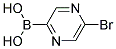 5-BROMOPYRAZINE-2-BORONIC ACID 结构式