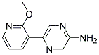 5-(2-METHOXY-PYRIDIN-3-YL)-PYRAZIN-2-YLAMINE 结构式