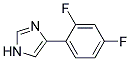 4-(2,4-DIFLUORO-PHENYL)-1H-IMIDAZOLE 结构式