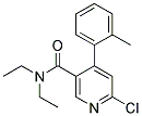 6-CHLORO-N,N-DIETHYL-4-O-TOLYL-NICOTIN-AMIDE 结构式