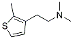 DIMETHYL-[2-(2-METHYL-THIOPHEN-3-YL)-ETHYL]-AMINE 结构式