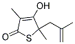 4-HYDROXY-3,5-DIMETHYL-5-(2-METHYL-ALLYL)-5H-THIOPHEN-2-ONE 结构式