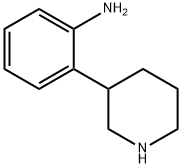 2-(哌啶-3-基)苯胺 结构式