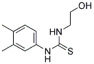 N-(3,4-DIMETHYLPHENYL)-N'-(2-HYDROXYETHYL)THIOUREA 结构式