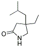 4-ETHYL-4-ISOBUTYLPYRROLIDIN-2-ONE 结构式