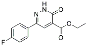 6-(4-FLUOROPHENYL)-3-PYRIDAZONE-4-CARBOXYLIC ACID, ETHYL ESTER 结构式