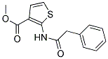 2-PHENYLACETYLAMINO-THIOPHENE-3-CARBOXYLIC ACID METHYL ESTER 结构式