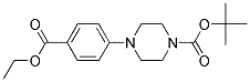 4-(4-ETHOXYCARBONYL-PHENYL)-PIPERAZINE-1-CARBOXYLIC ACID TERT-BUTYL ESTER 结构式