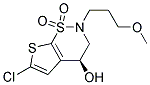 (S)-6-CHLORO-2-(3-METHOXY-PROPYL)-1,1-DIOXO-1,2,3,4-TETRAHYDRO-1LAMBDA6-THIENO[3,2-E][1,2]THIAZIN-4-OL 结构式