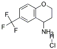 6-TRIFLUOROMETHYL-CHROMAN-4-YLAMINE HYDROCHLORIDE 结构式