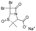 SODIUM, (S)-6,6-DIBROMO-3,3-DIMETHYL-4,7-DIOXO-4LAMBDA4-THIA-1-AZA-BICYCLO[3.2.0]HEPTANE-2-CARBOXYLATE 结构式