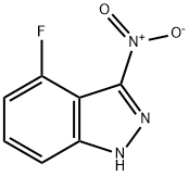 4-氟-3-硝基-1H-吲唑 结构式
