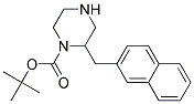 2-NAPHTHALEN-2-YLMETHYL-PIPERAZINE-1-CARBOXYLIC ACID TERT-BUTYL ESTER 结构式