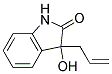 3-ALLYL-3-HYDROXY-1,3-DIHYDRO-INDOL-2-ONE 结构式