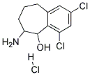 6-AMINO-2,4-DICHLORO-6,7,8,9-TETRAHYDRO-5H-BENZOCYCLOHEPTEN-5-OL HYDROCHLORIDE 结构式