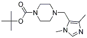 4-(3,5-DIMETHYL-3H-IMIDAZOL-4-YLMETHYL)-PIPERAZINE-1-CARBOXYLIC ACID TERT-BUTYL ESTER 结构式