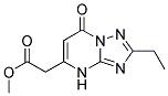 METHYL (2-ETHYL-7-OXO-4,7-DIHYDRO[1,2,4]TRIAZOLO[1,5-A]PYRIMIDIN-5-YL)ACETATE 结构式