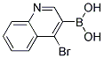(4-BROMOQUINOLIN-3-YL)BORONIC ACID 结构式