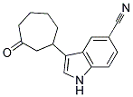3-(3-OXO-CYCLOHEPTYL)-1H-INDOLE-5-CARBONITRILE 结构式
