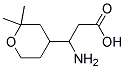 3-AMINO-3-(2,2-DIMETHYL-TETRAHYDRO-PYRAN-4-YL)-PROPIONIC ACID 结构式