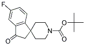 TERT-BUTYL 5-FLUORO-3-OXO-2,3-DIHYDROSPIRO[INDENE-1,4'-PIPERIDINE]-1'-CARBOXYLATE 结构式