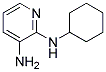 N2-CYCLOHEXYL-PYRIDINE-2,3-DIAMINE 结构式