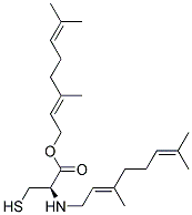 GERANYL GERANYL CYSTEINE 结构式